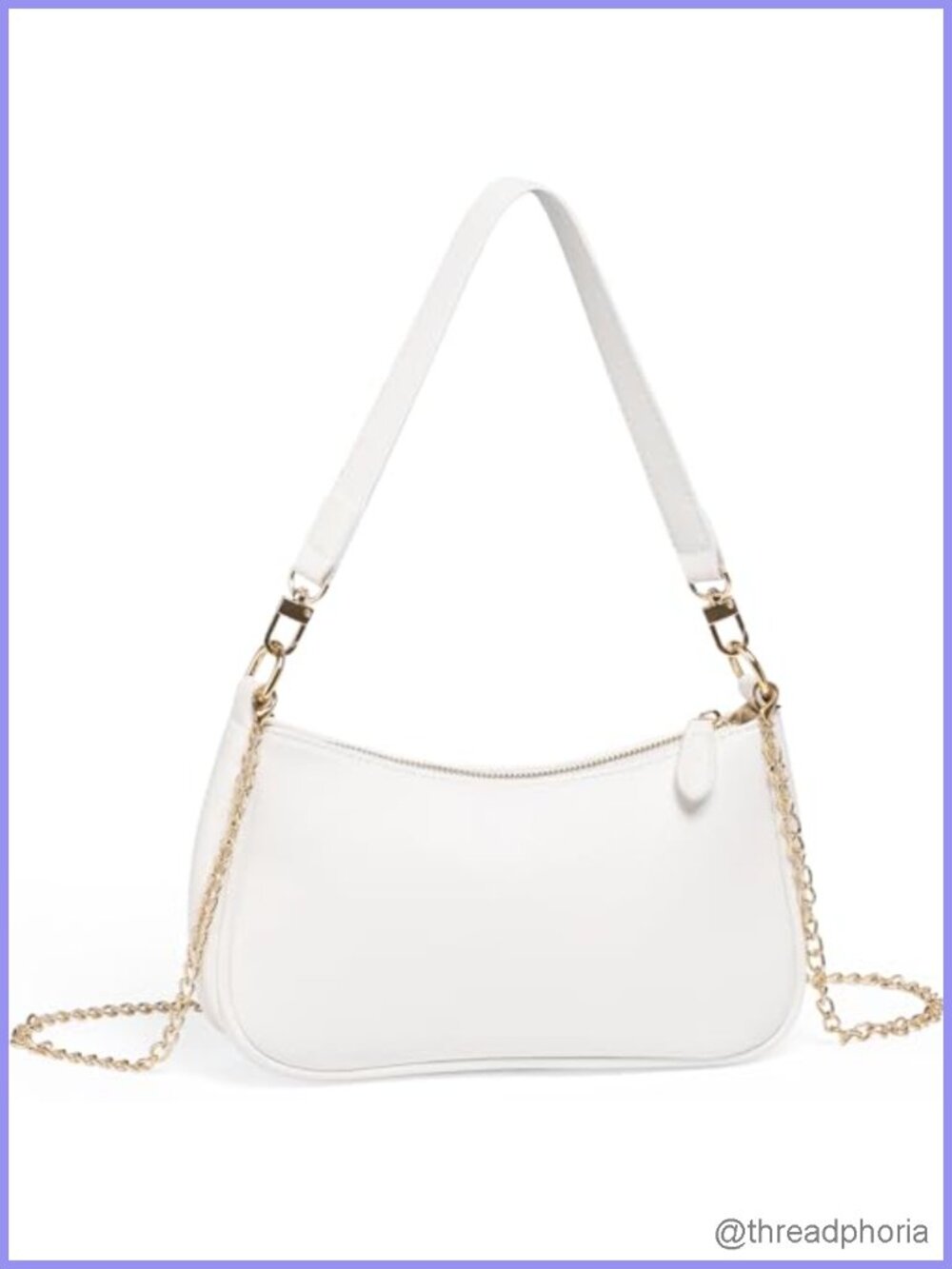 Vegan Leather Convertible Tote Shoulder Crossbody Bag with Secure Zipper